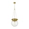 Z-Lite Calhoun Pendant, 1-Light, 13 In.W x 14.75 In.H, Heritage Brass/Clear seedy 7506P13-HBR - alternate 6